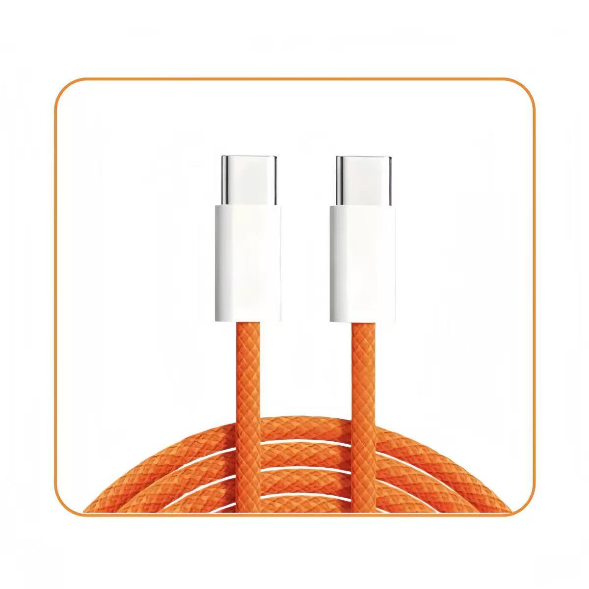2-Pack 60W USB-C Braided Cable for iPhone 15–17 – 20PERCENT